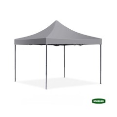Κιόσκι Κήπου Πτυσσόμενο Γκρι 420D 3x3m Grasher
