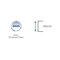 Καμπίνα Ντους Τετράγωνη Frosted 100x100cm New Tema