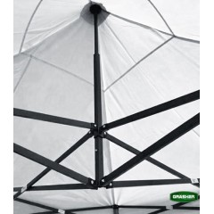 Κιόσκι Κήπου Πτυσσόμενο Λευκό 420D 3x3m Grasher