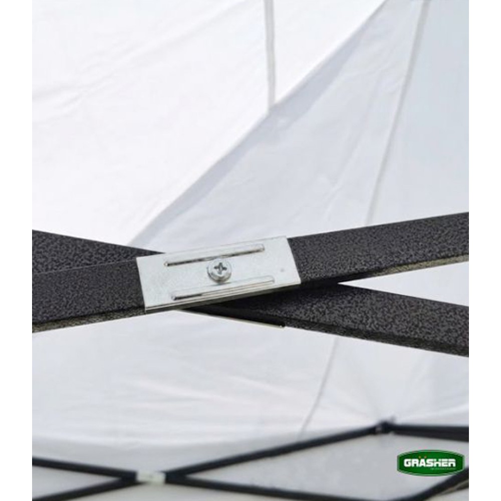 Κιόσκι Κήπου Πτυσσόμενο Λευκό 420D 3x3m Grasher