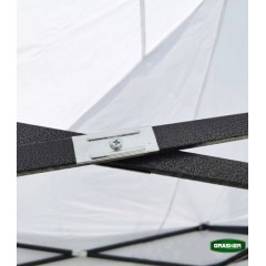 Κιόσκι Κήπου Πτυσσόμενο Λευκό 420D 3x3m Grasher