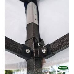Κιόσκι Κήπου Πτυσσόμενο Λευκό 420D 3x3m Grasher