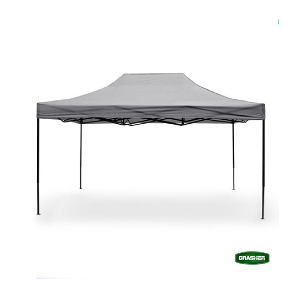 Κιόσκι Κήπου Πτυσσόμενο Γκρι 420D 3x4.5m Grasher