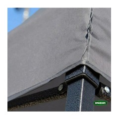 Κιόσκι Κήπου Πτυσσόμενο Γκρι 420D 3x4.5m Grasher