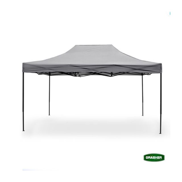 Κιόσκι Κήπου Πτυσσόμενο Γκρι 420D 3x4.5m Grasher