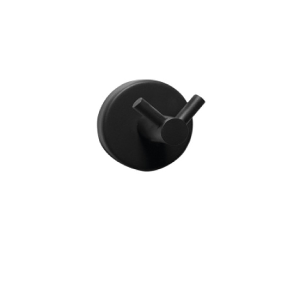 Άγκιστρο Μπάνιου Διπλό Black Matt Planet DR27014N Tema