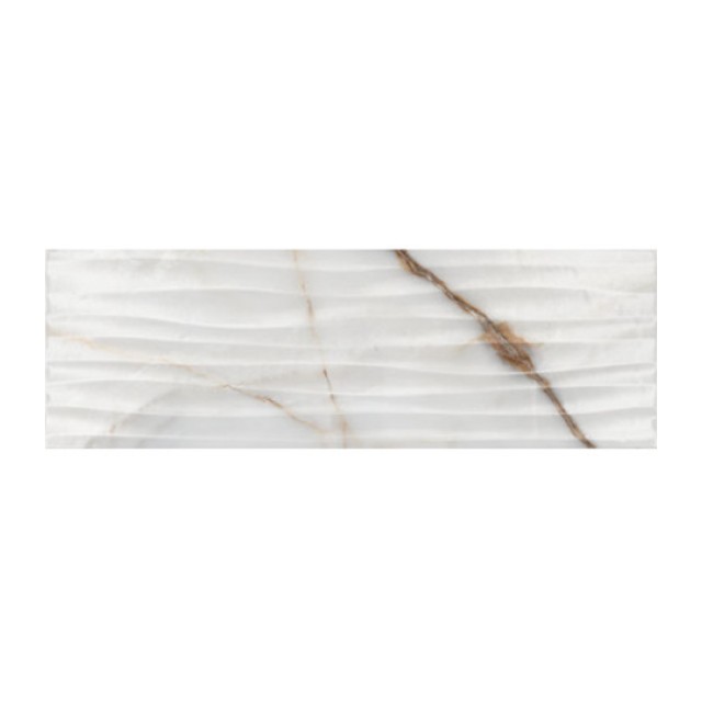 Πλακάκι Goldie Onda Λευκό 24.4x74.4 cm