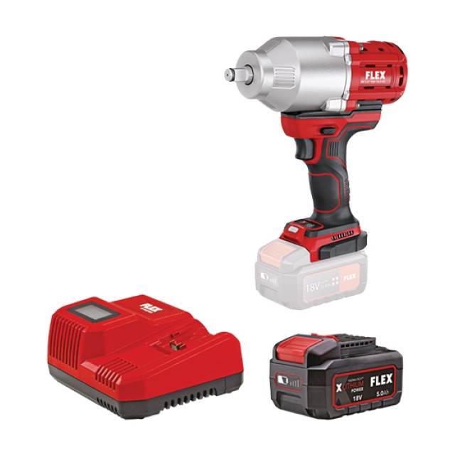 Cordless Impact Wrench IW 1/2'' 950 18.0 - EC/5.0 Set Flex