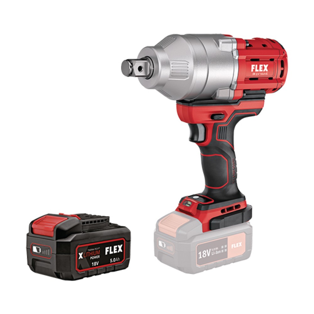 Cordless Impact Wrench IW 3/4'' 18.0 EC/5.0 Ah Flex