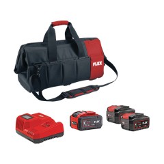 Σετ Κρουστικό Δραπανοκατσάβιδο - Περιστροφικό Πιστολέτο - Γωνιακός Τροχός - Μπουλονόκλειδο Μπαταρίας Flex