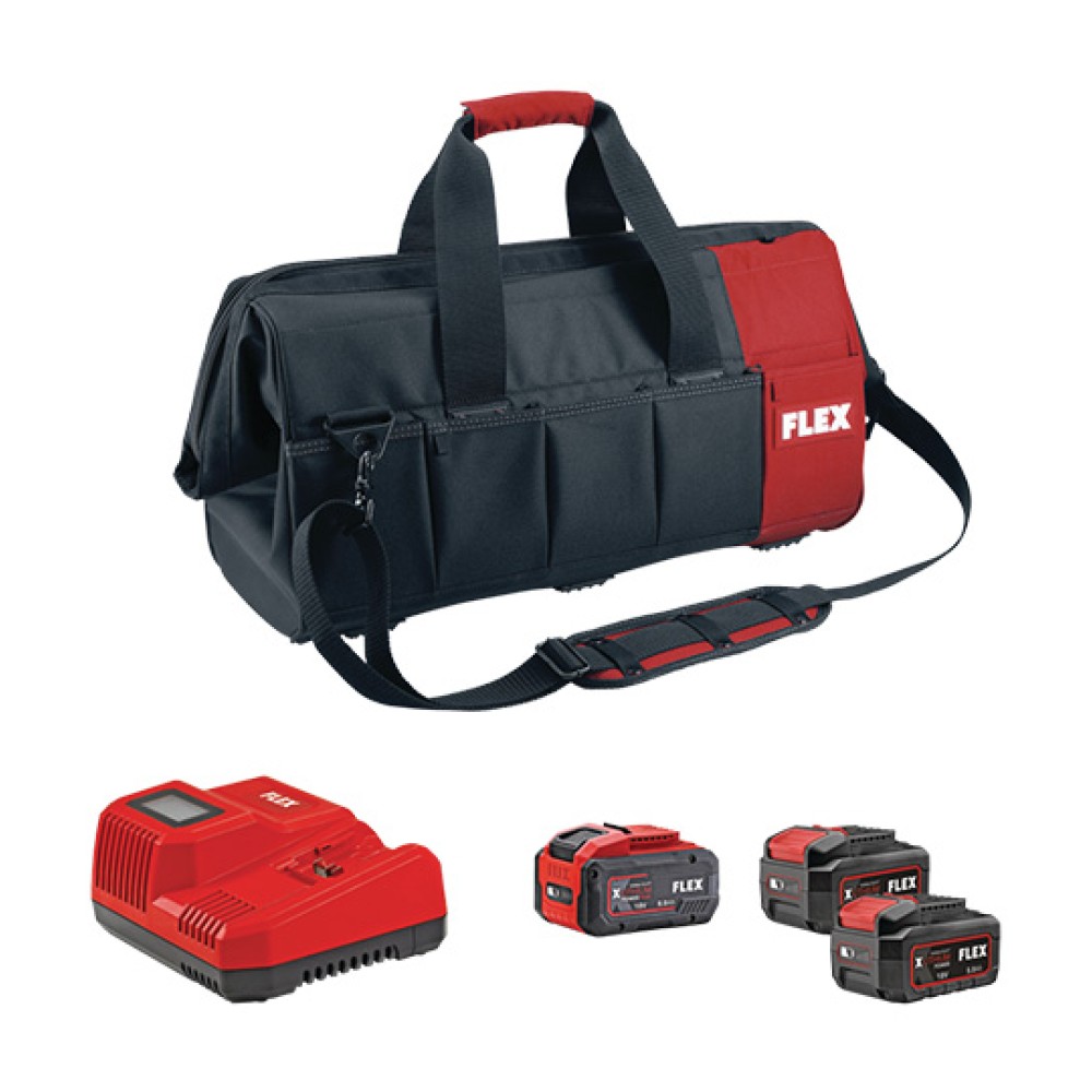 Σετ Παλμικό Κατσαβίδι - Δισκοπρίονο Μετάλλου - Περιστροφικό Πιστολέτο Μπαταρίας Flex