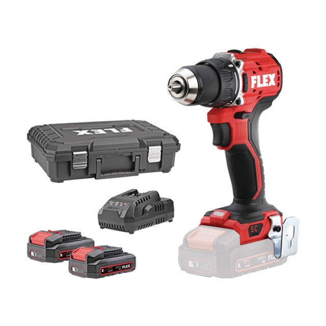 Cordless Drill Driver DD 2G 18.0-EC LD/2.5 Set Flex