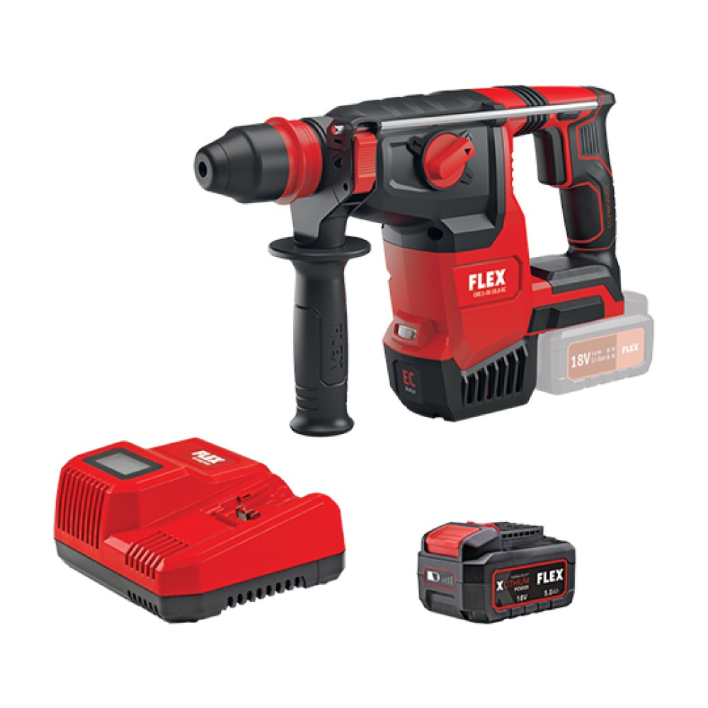 Cordless Rottary Hammer CHE 2-26 18.0-EC/5.0 Set Flex