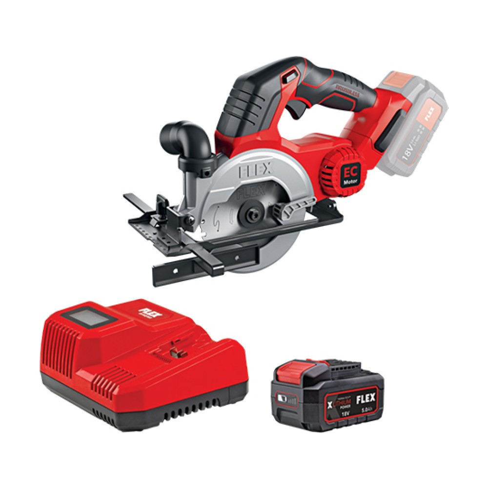 Cordless Circular Saw CS 45 18.0-EC/5.0 Set Flex