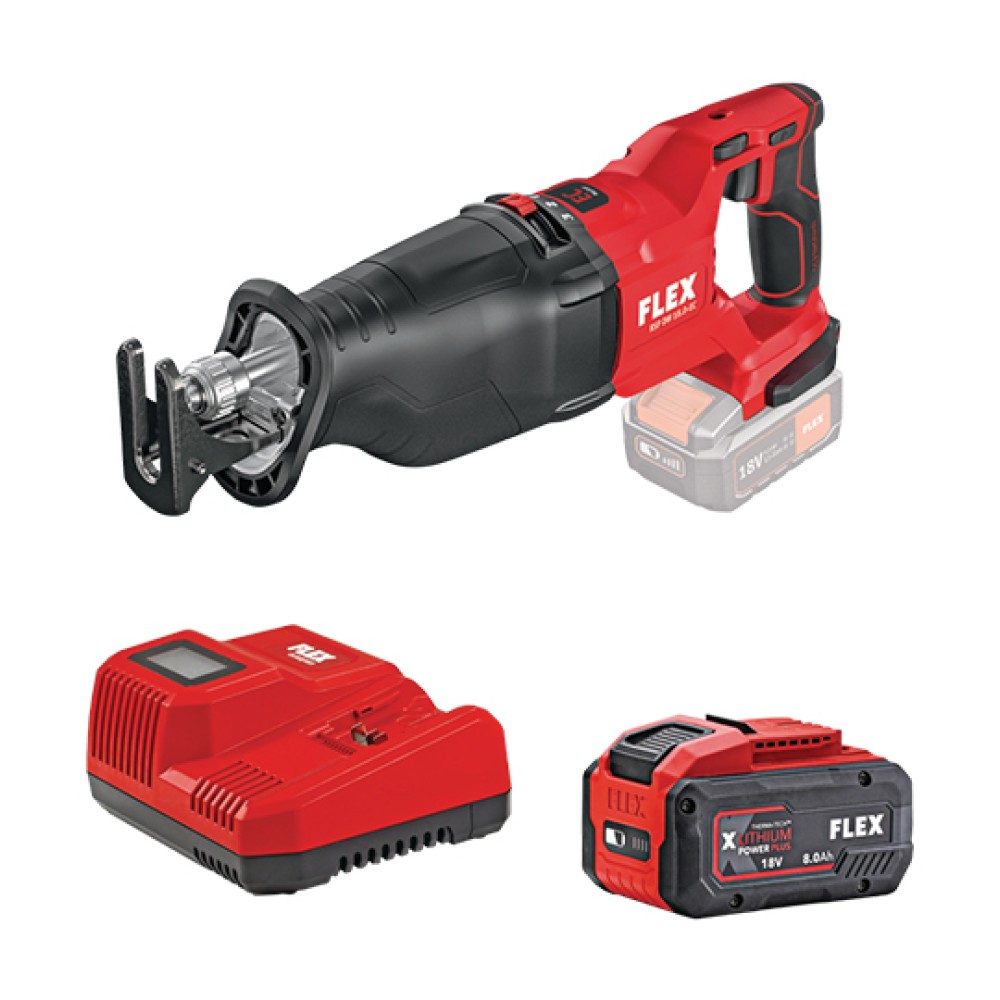 Cordless Reciprocating Saw RSP DW 18.0-EC/8.0 Set Flex