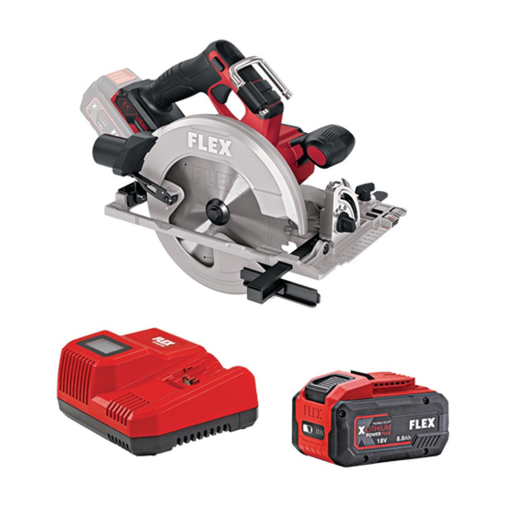 Cordless Circular Saw CS 68 18-EC/8.0 Set Flex