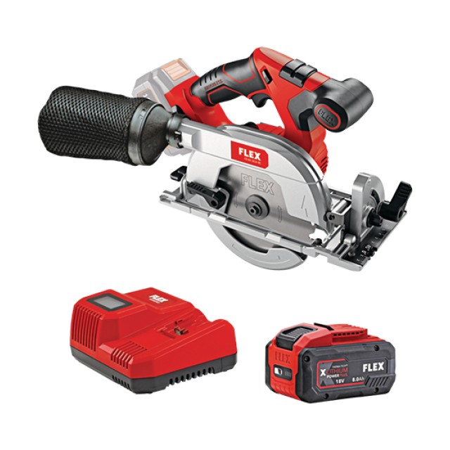 Cordless Circular Saw CS 62 18.0-EC/8.0 Set Flex