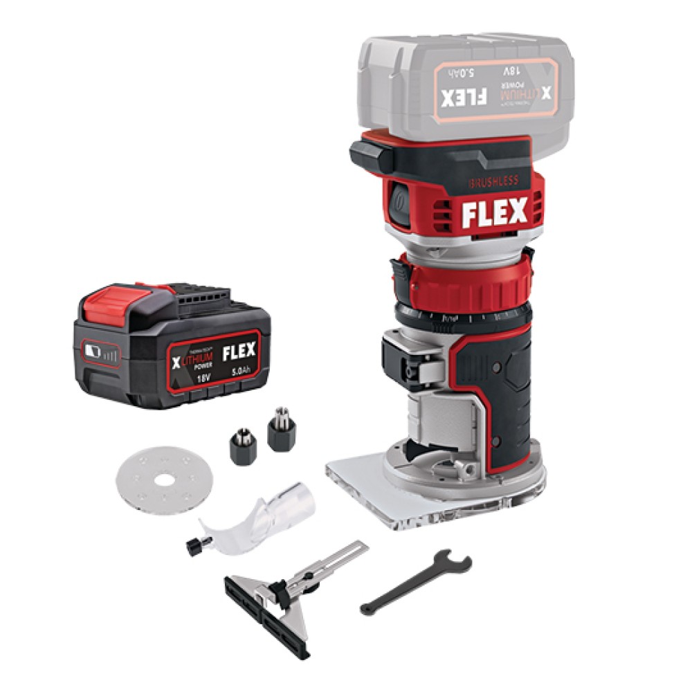 Φρέζα Περιθωρίων Μπαταρίας CER 18.0-EC/5.0 Ah Flex