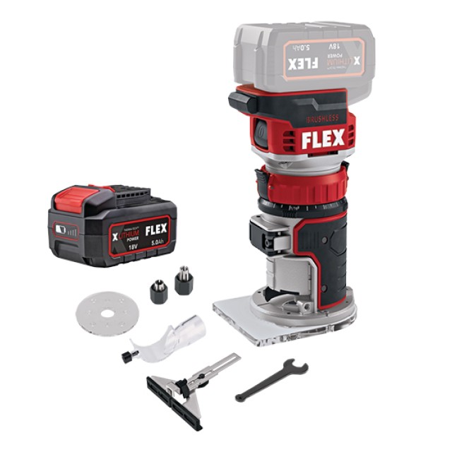 Cordless Edge Milling Tool CER 18.0-EC/5.0 Ah Flex