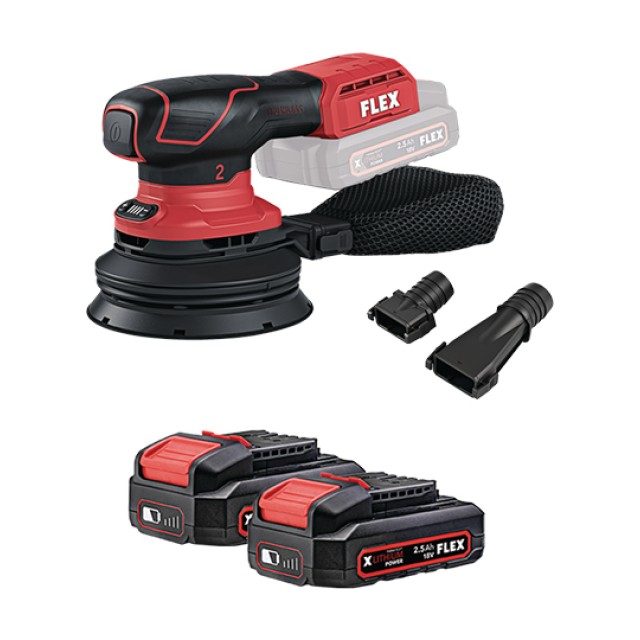 Cordless Random Orbit Sander ORE 2-125 18-EC/2.5 Ah Flex