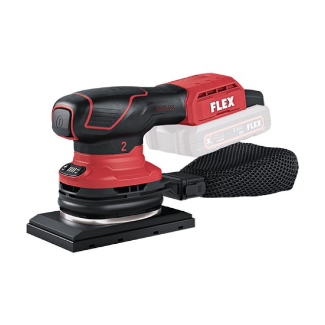 Cordless Orbit Sander OSE 2-80 18-EC/ 2.5 Ah Flex