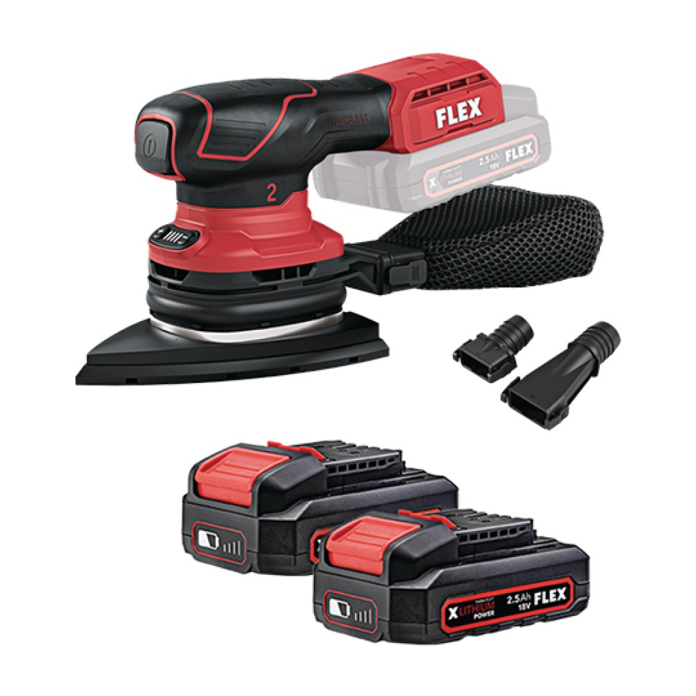 Cordless Delta Sander ODE 2-100 18-EC/ 2.5 Ah Flex
