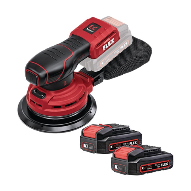 Cordless Random Orbit Sander ORE 3-150 18-EC/2.5 Ah Flex