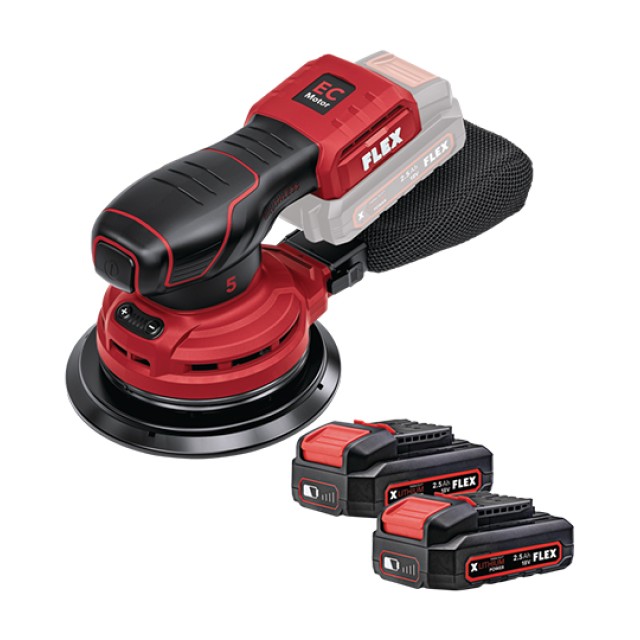 Cordless Random Orbit Sander ORE 5-150 18-EC/2.5Ah Flex