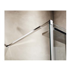 Σταθερό Πάνελ Ντουζιέρας Walk-In Χρωμέ 90x180cm Free Tema