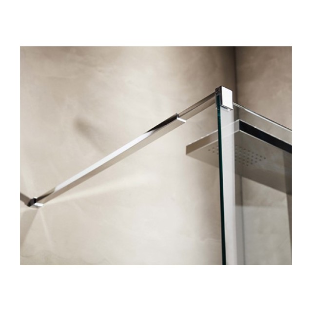 Σταθερό Πάνελ Ντουζιέρας Walk-In Χρωμέ 90x180cm Free Tema