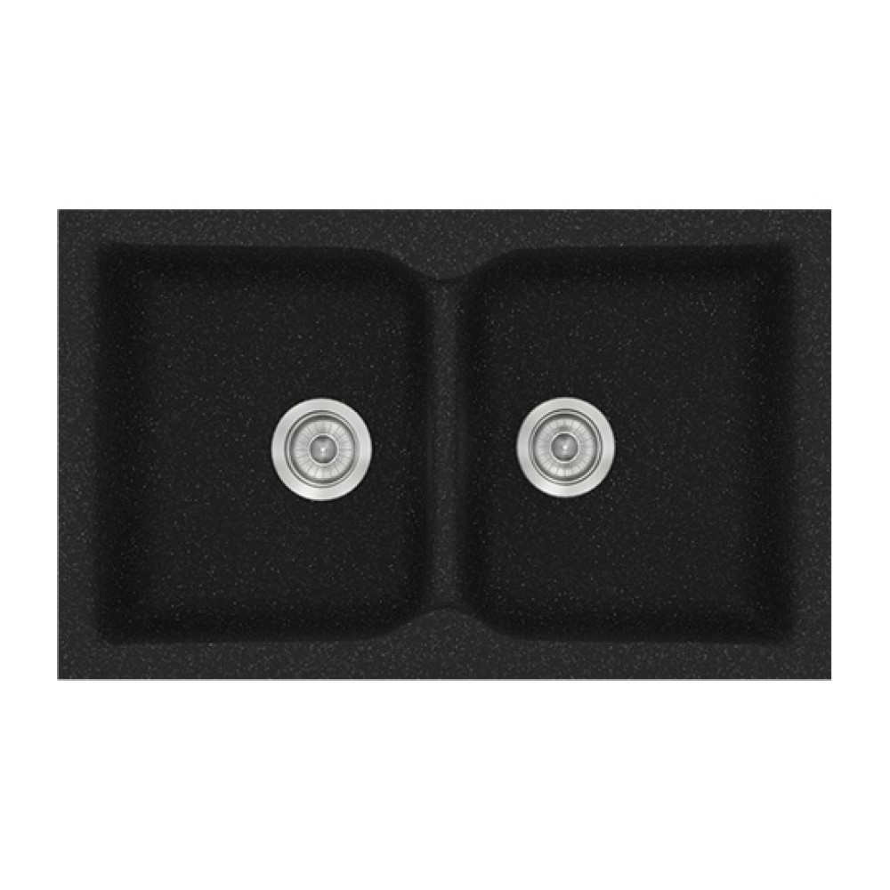 Νεροχύτης Κουζίνας Classic 322 81×50cm Granite Black