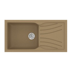 Νεροχύτης Κουζίνας Classic 324 100×50cm Metallic Coffee