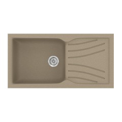 Νεροχύτης Κουζίνας Classic 324 100×50cm Granite Taupe