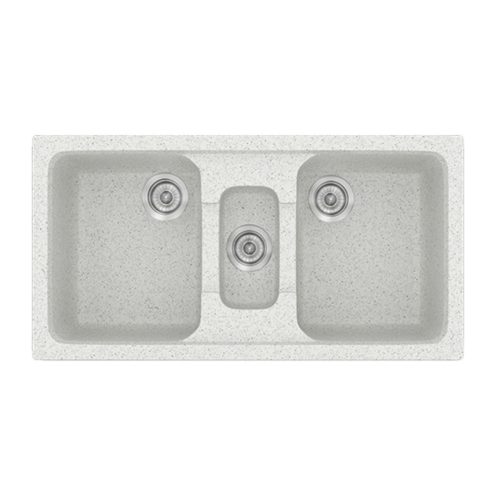 Νεροχύτης Κουζίνας Classic 325 97×51cm Granite White