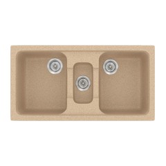 Νεροχύτης Κουζίνας Classic 325 97×51cm Granite Beige