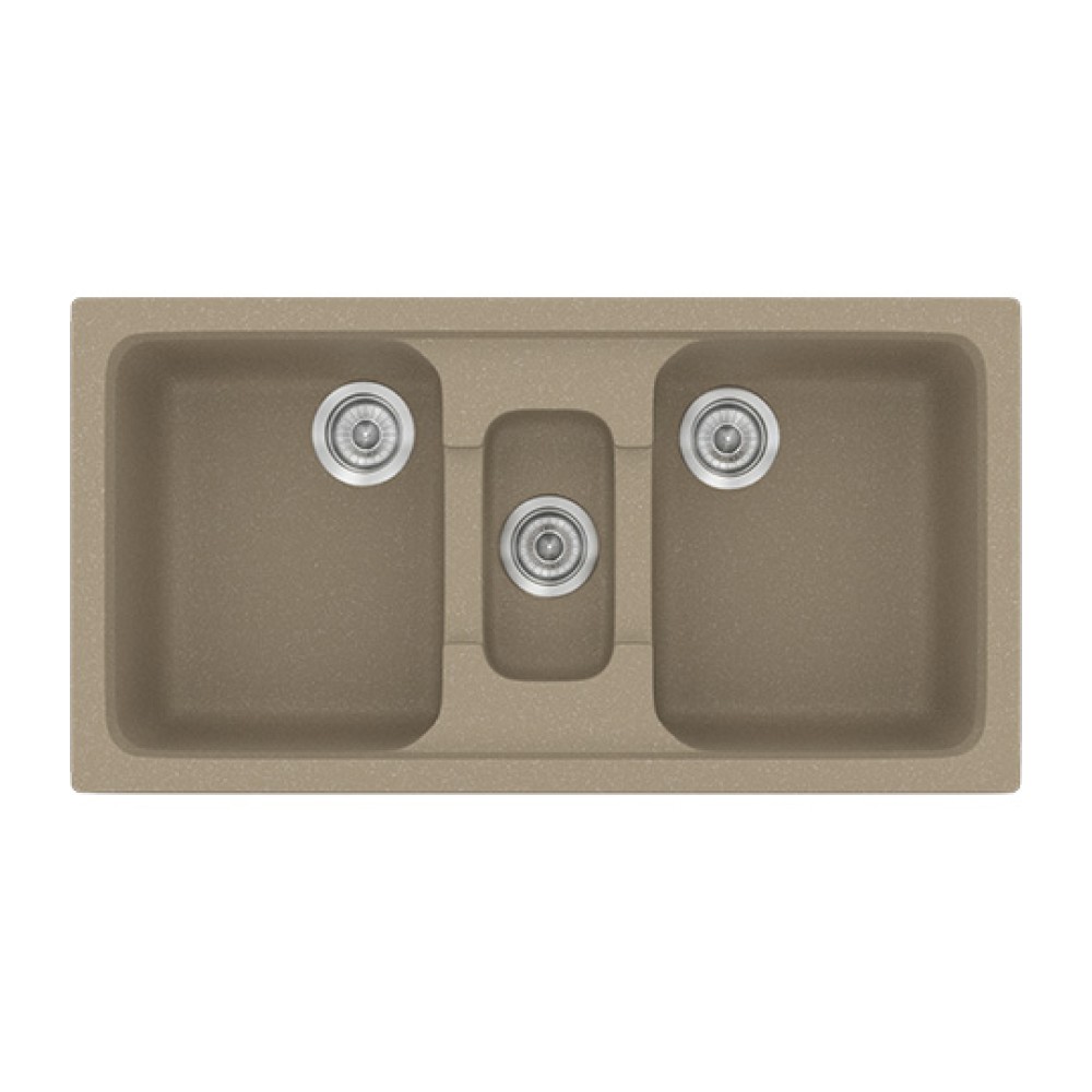 Νεροχύτης Κουζίνας Classic 325 97×51cm Granite Taupe