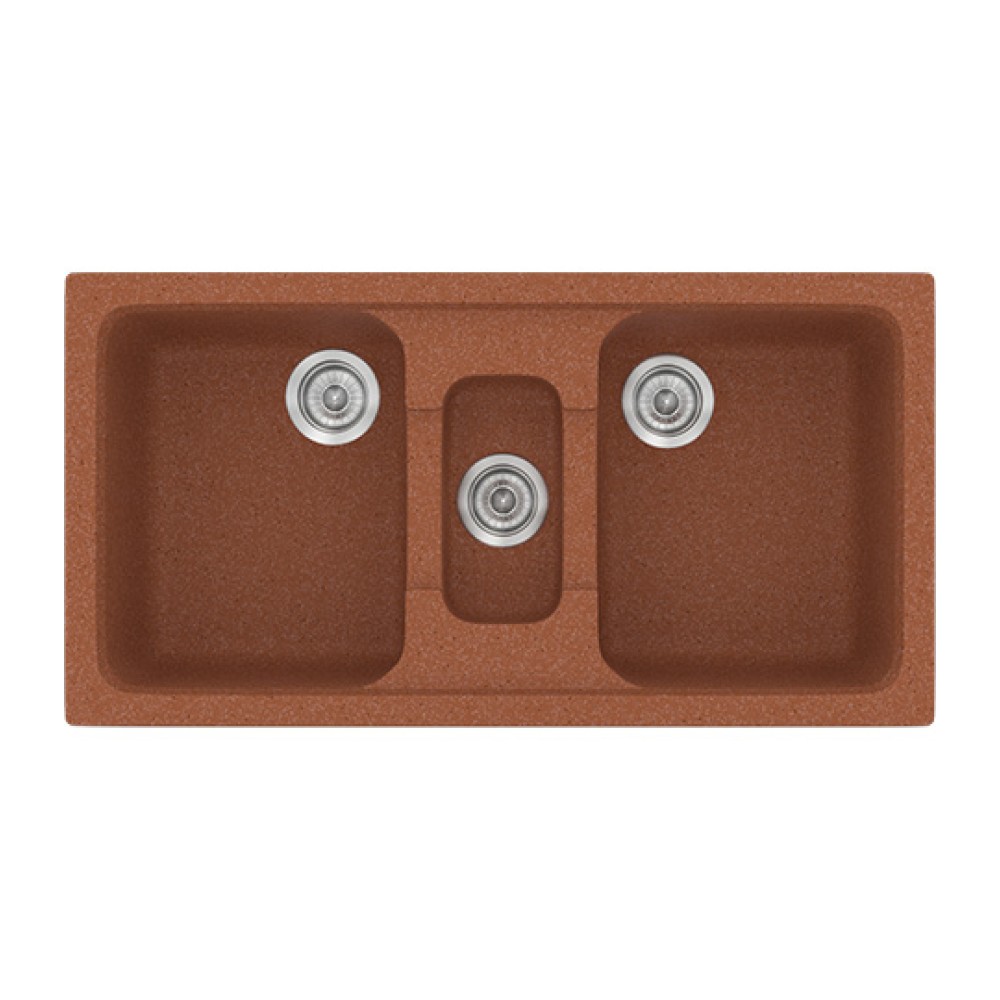 Νεροχύτης Κουζίνας Classic 325 97×51cm Granite Terracotta