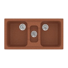 Νεροχύτης Κουζίνας Classic 325 97×51cm Granite Terracotta