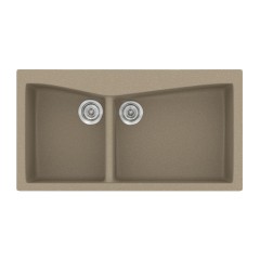 Νεροχύτης Κουζίνας Classic 326 93×51cm Granite Taupe