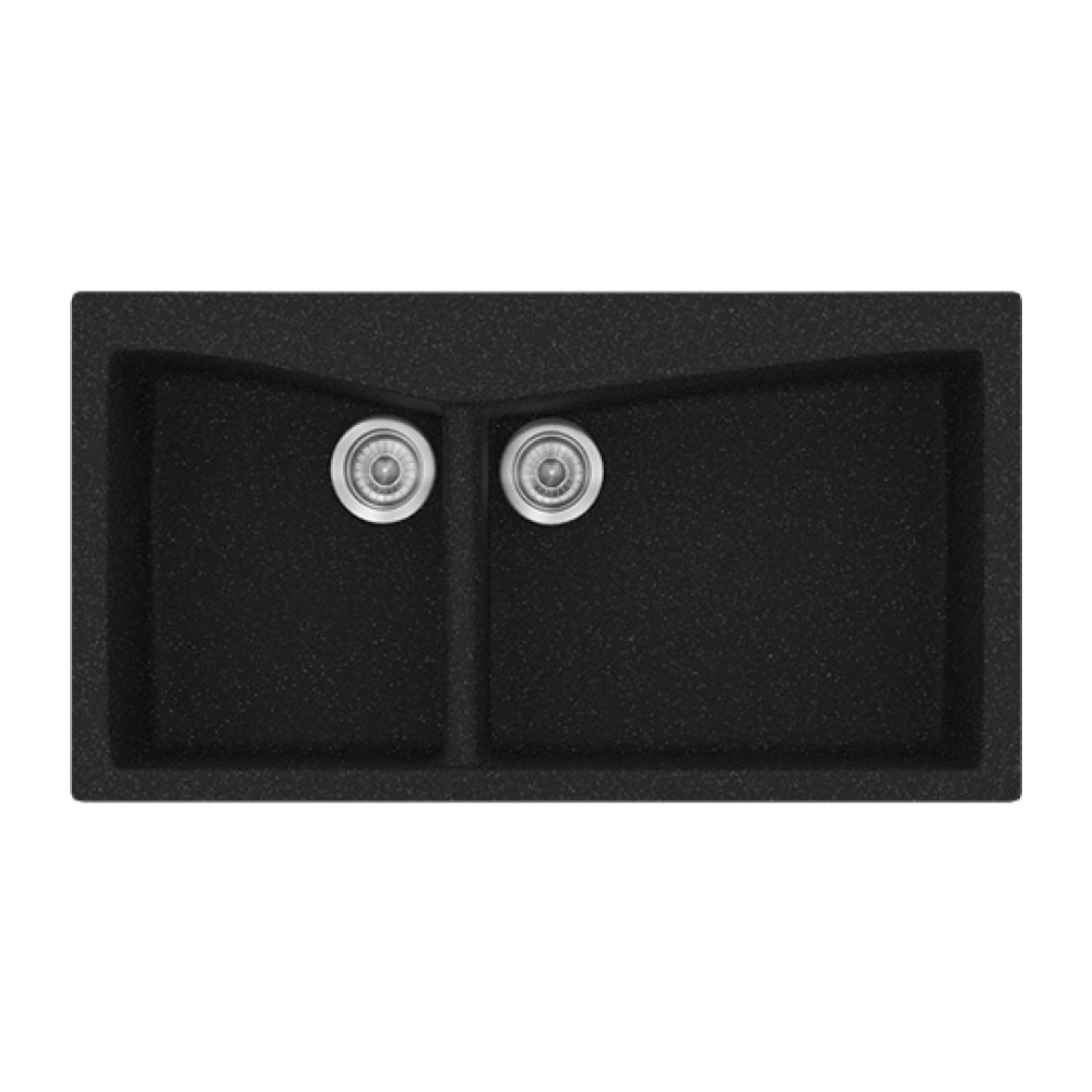 Νεροχύτης Κουζίνας Classic 326 93×51cm Granite Black