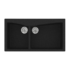 Νεροχύτης Κουζίνας Classic 326 93×51cm Granite Black