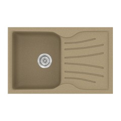 Νεροχύτης Κουζίνας Classic 327 78×50cm Metallic Cream
