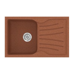 Νεροχύτης Κουζίνας Classic 327 78×50cm Granite Terracotta