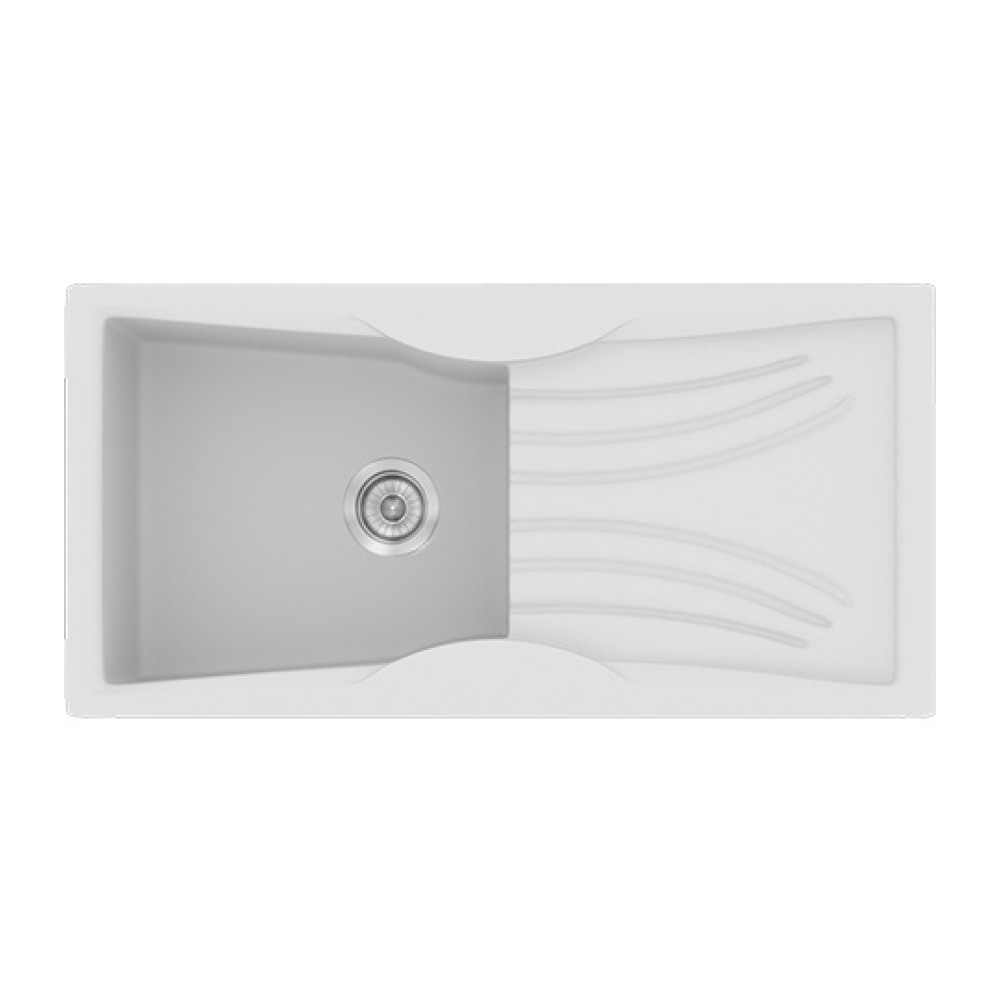 Νεροχύτης Κουζίνας Classic 328 99×51 White