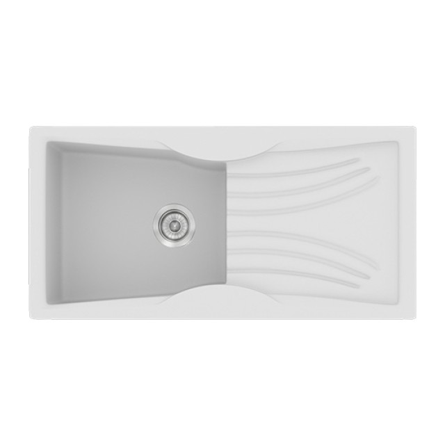 Νεροχύτης Κουζίνας Classic 328 99×51 White