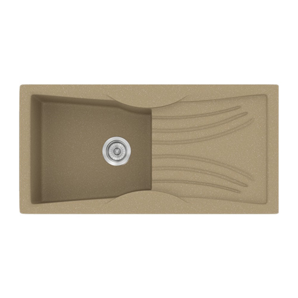 Νεροχύτης Κουζίνας Classic 328 99×51 Metallic Cream
