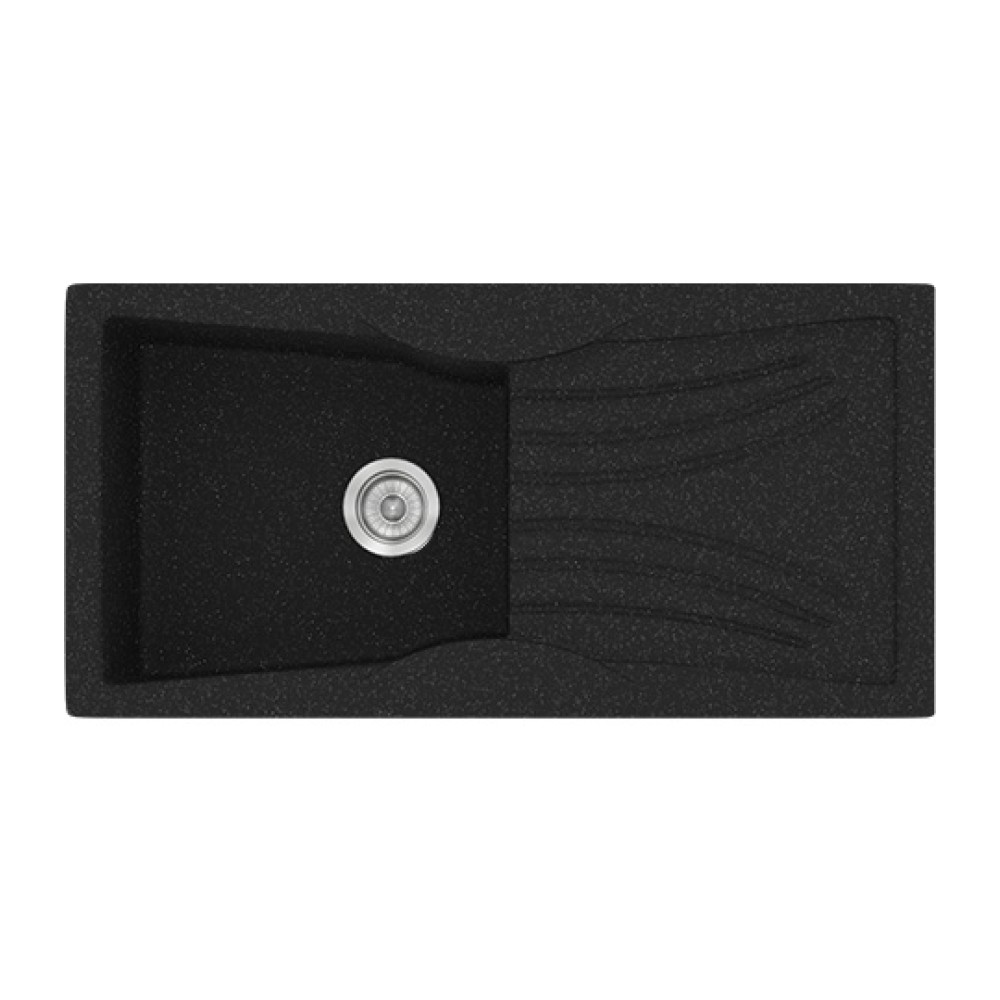 Νεροχύτης Κουζίνας Classic 328 99×51 Granite Black