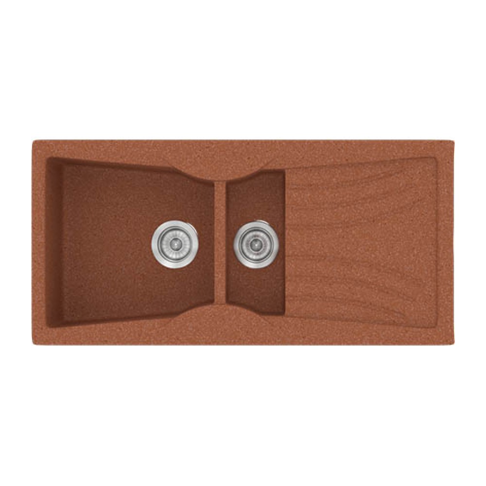 Νεροχύτης Κουζίνας Classic 329 104×51 Granite Terracotta