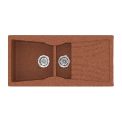 Νεροχύτης Κουζίνας Classic 329 104×51 Granite Terracotta