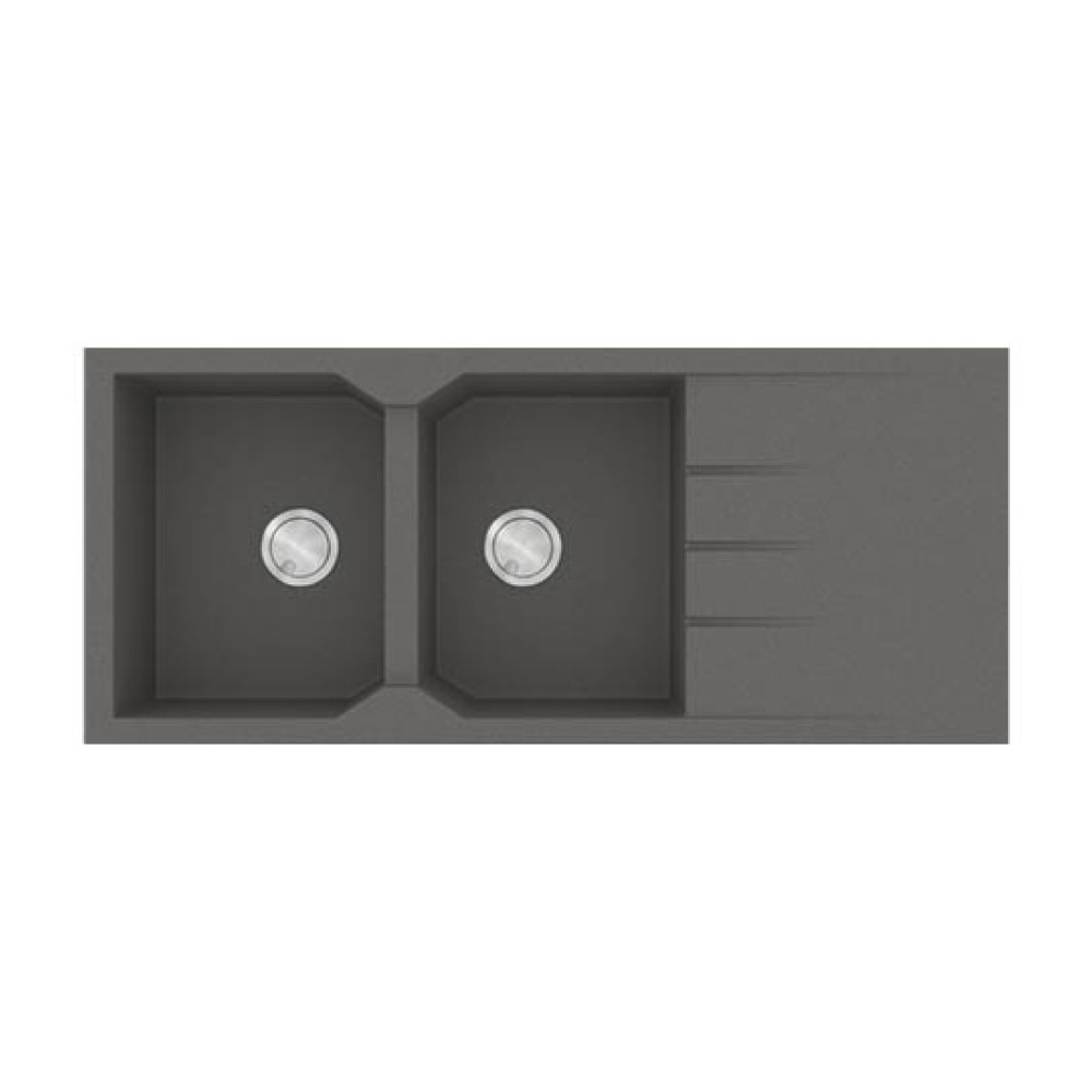 Νεροχύτης Κουζίνας Ultra Granite 800 116x50cm Nero Νεροχύτης Κουζίνας Ultra Granite 800 116x50cm Nero